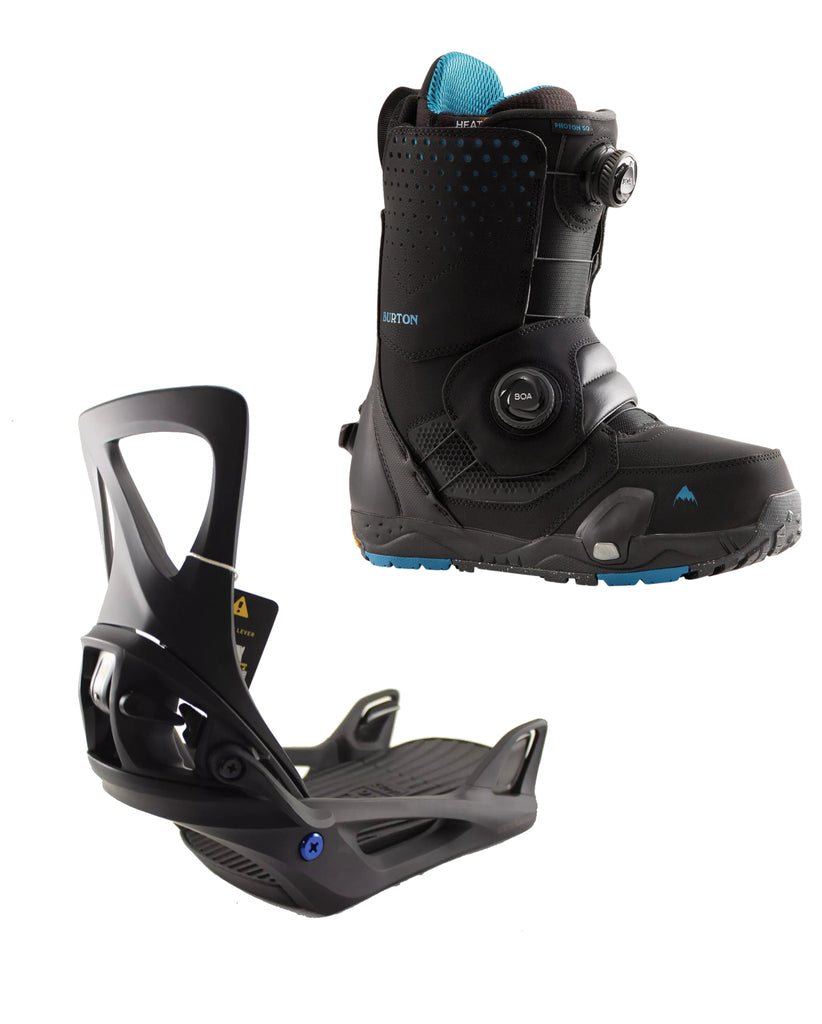 Pack Burton Botas de Snow Photon Step On Black + Fijaciones Step On